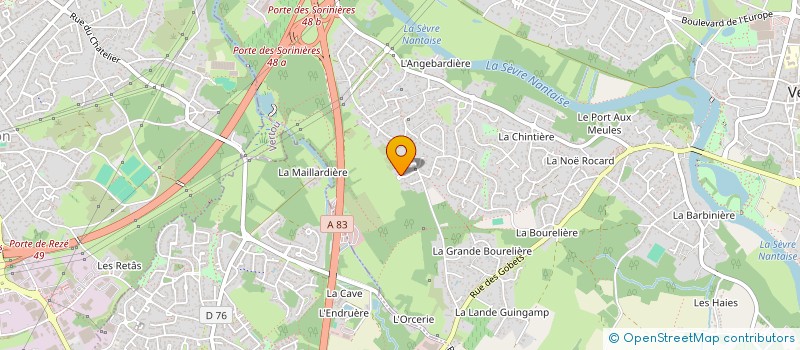 localisation de l'entreprise ELEADCLUB à VERTOU