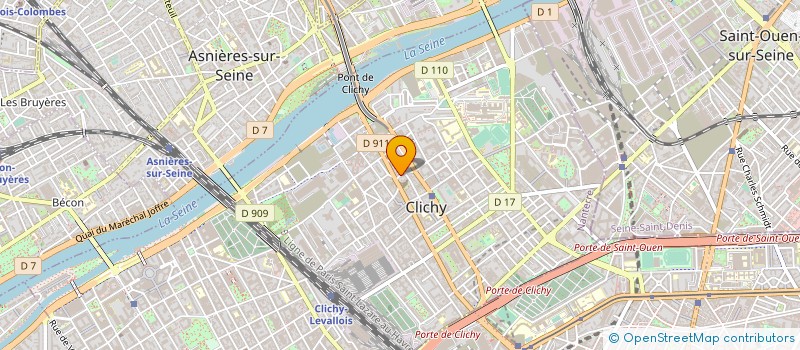localisation de l'entreprise ELEAJADE à CLICHY