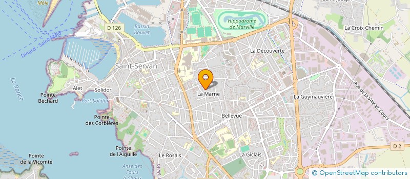 localisation de l'entreprise ELEAMALO  SAINT-MALO