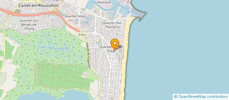 localisation de l'entreprise ELEAN  CANET-EN-ROUSSILLON