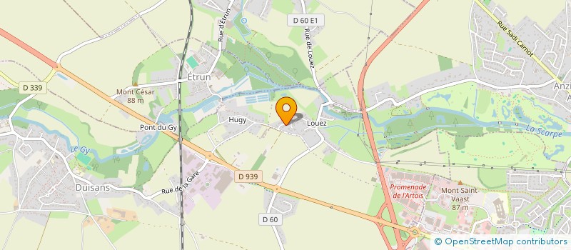 localisation de l'entreprise ELEANA à MAROEUIL