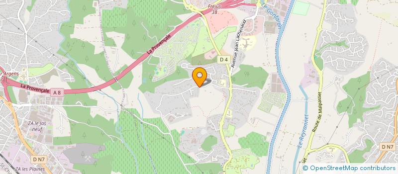 localisation de l'entreprise ELEANA à FREJUS
