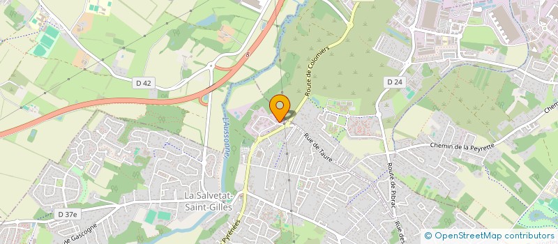 localisation de l'entreprise ELEANORA  LA SALVETAT-SAINT-GILLES