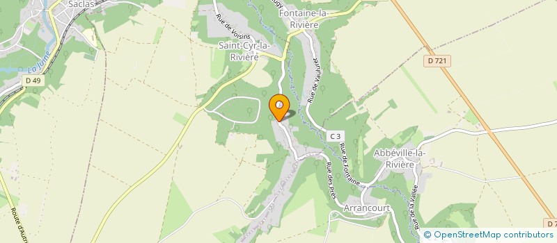 localisation de l'entreprise ELEANORE FP  SAINT-CYR-LA-RIVIERE