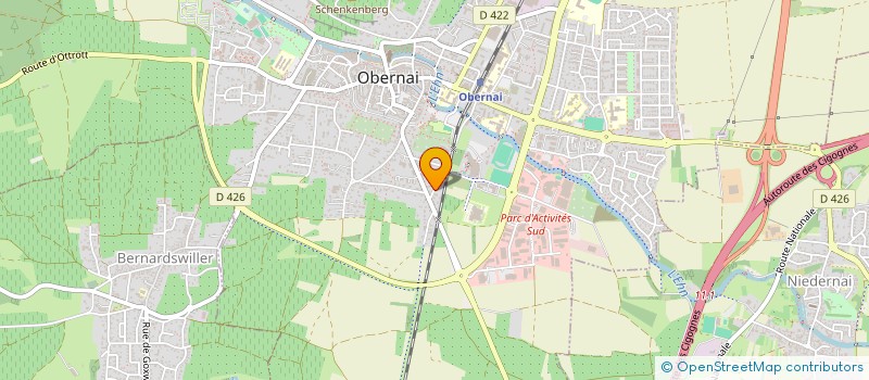 localisation de l'entreprise ELEAPRO  OBERNAI