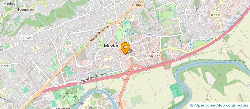 localisation de l'entreprise ELEARNIS à MEYLAN