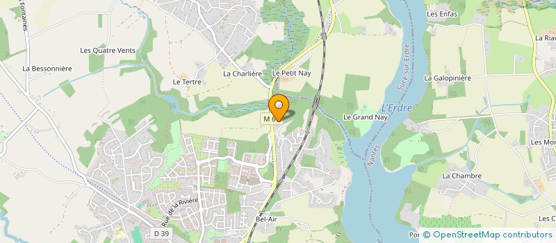 localisation de l'entreprise ELEAU  LA CHAPELLE-SUR-ERDRE