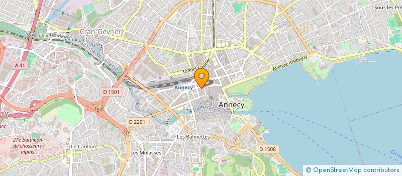 localisation de l'entreprise ELEAURE à ANNECY