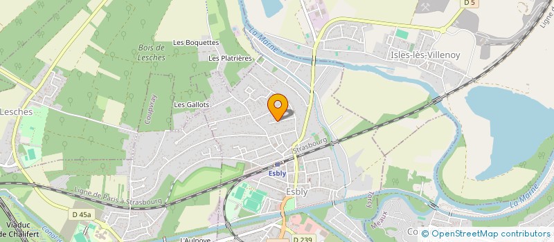 localisation de l'entreprise ELEAX CONSULTING à ESBLY