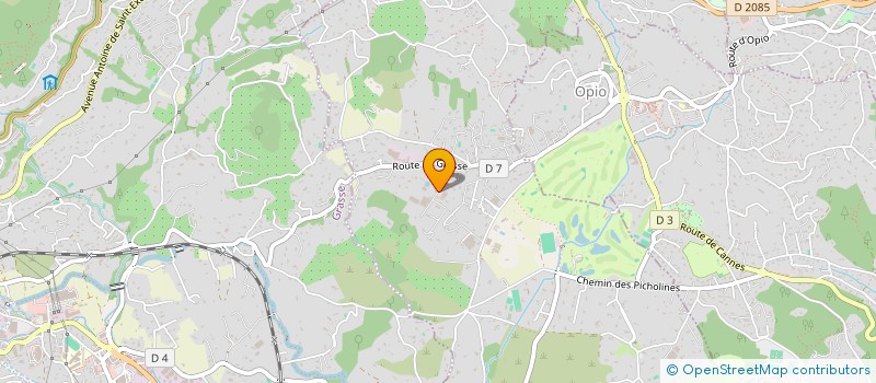 localisation de l'entreprise ELEC 06 à CHATEAUNEUF-GRASSE