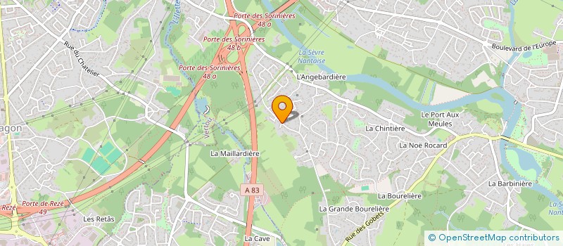 localisation de l'entreprise ELEC 2.0 à VERTOU