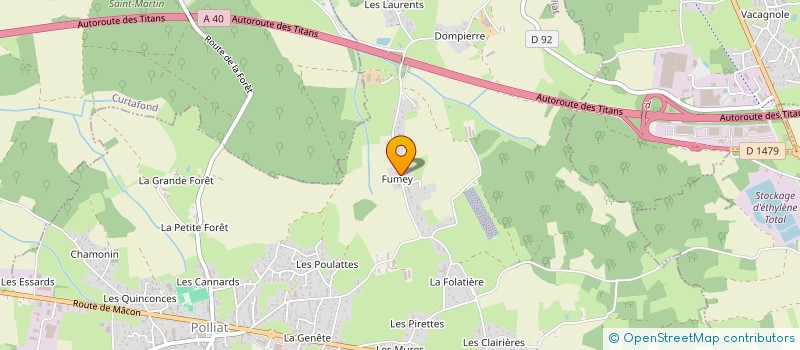 localisation de l'entreprise ELEC 3 CHOC à POLLIAT