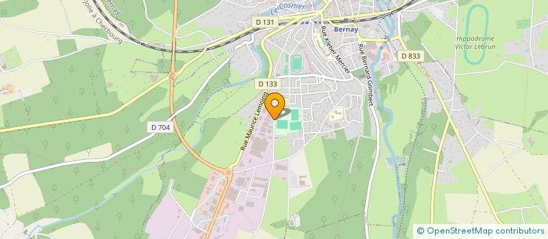 localisation de l'entreprise ELEC 3 P à BERNAY