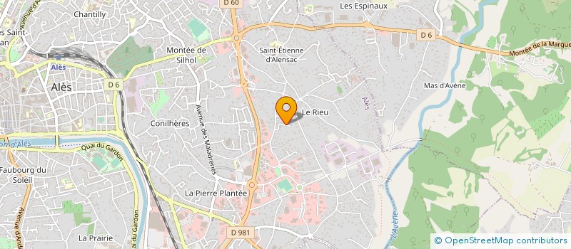 localisation de l'entreprise ELEC 30  ALES