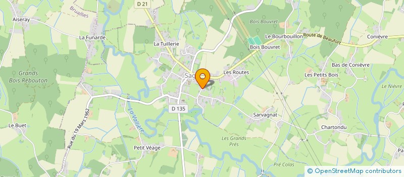 localisation de l'entreprise ELEC  SAGY