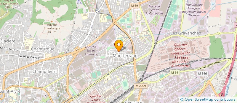 localisation de l'entreprise ELEC 63  CLERMONT-FERRAND