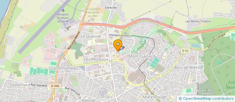 localisation de l'entreprise ELEC 76  LE HAVRE