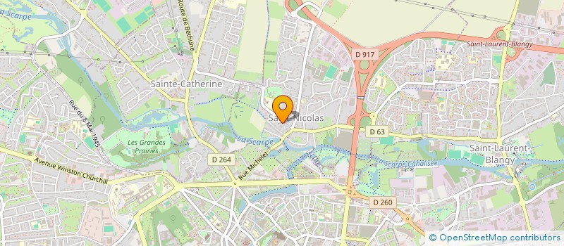 localisation de l'entreprise ELEC-A-DOM 62  SAINT-NICOLAS