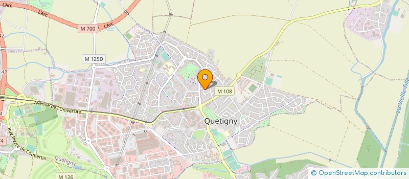 localisation de l'entreprise ELEC AC à QUETIGNY