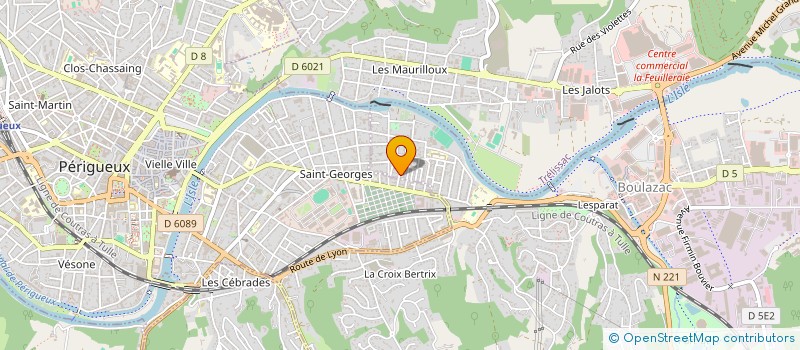 localisation de l'entreprise ELEC ALARME SERVICE à BOULAZAC ISLE MANOIRE