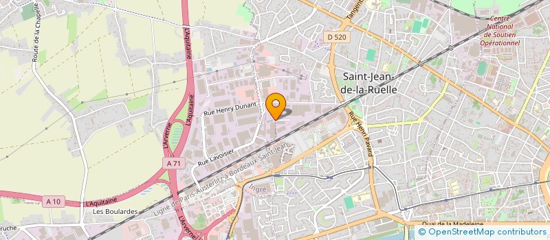 localisation de l'entreprise ELEC AUTOMATISME à SAINT-JEAN-DE-LA-RUELLE