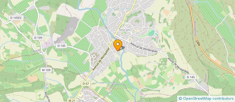 localisation de l'entreprise ELEC'B 34  TEYRAN