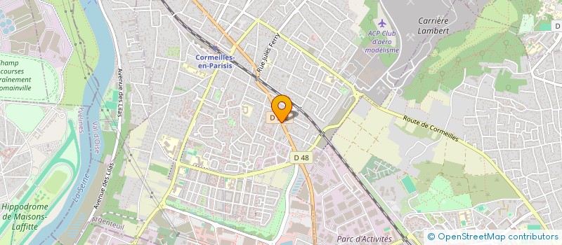localisation de l'entreprise ELEC BAT à CORMEILLES-EN-PARISIS