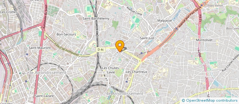 localisation de l'entreprise ELEC BATI PLOMB à MARSEILLE
