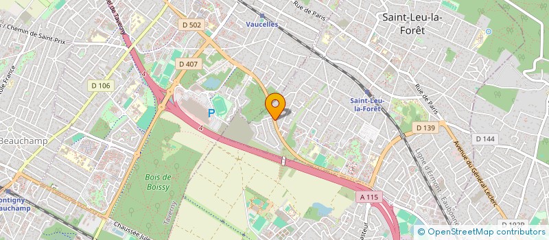 localisation de l'entreprise ELEC BEKEUR à SAINT-LEU-LA-FORET