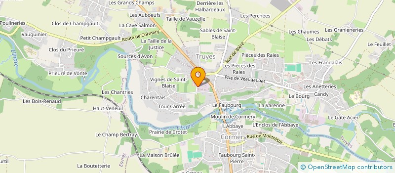 localisation de l'entreprise ELEC BET CONSULTING à TRUYES