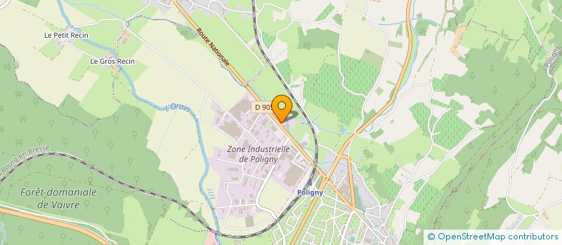 localisation de l'entreprise ELEC'CONFORME à POLIGNY