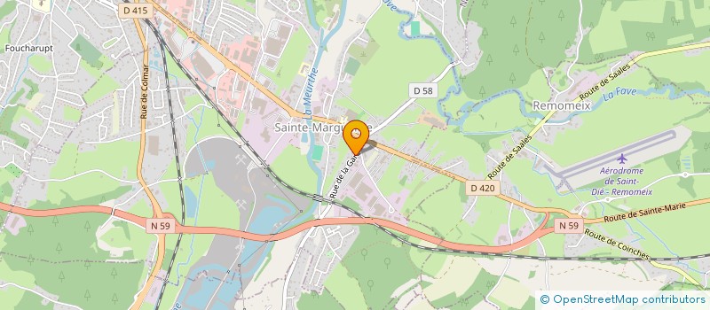 localisation de l'entreprise ELEC'CONFORT  SAINTE-MARGUERITE