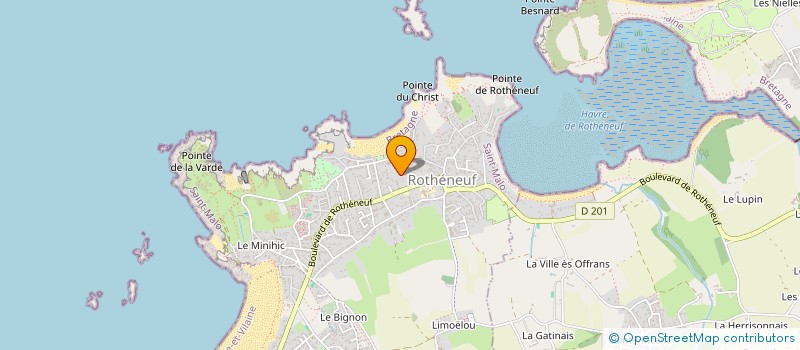 localisation de l'entreprise ELEC-CONFORT  SAINT-MALO