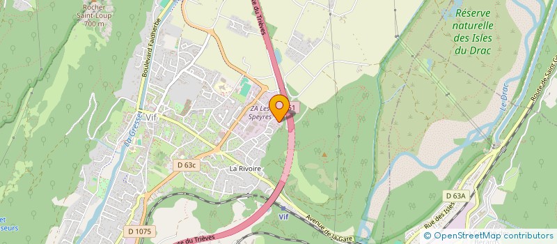 localisation de l'entreprise ELEC DOMOTIQUE MAINTENANCE INSTALLATION à VIF
