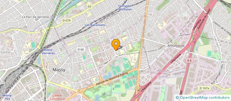 localisation de l'entreprise ELEC ENTREPRISE à MASSY