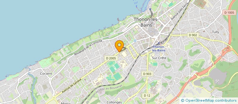 localisation de l'entreprise ELEC EROL à THONON-LES-BAINS