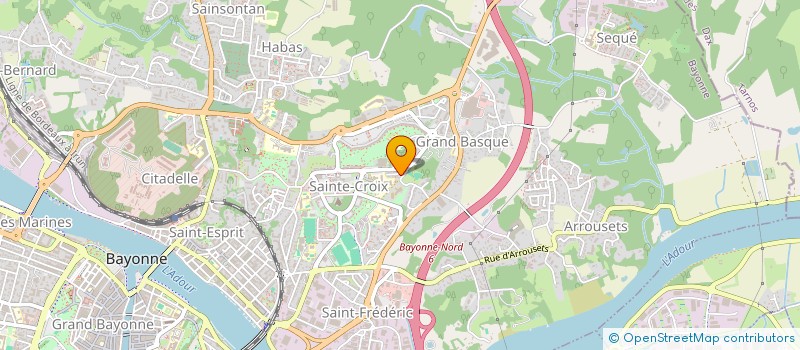 localisation de l'entreprise ELEC ET RESEAUX à BAYONNE