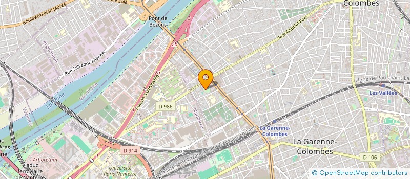 localisation de l'entreprise ELEC EUROPE à COLOMBES