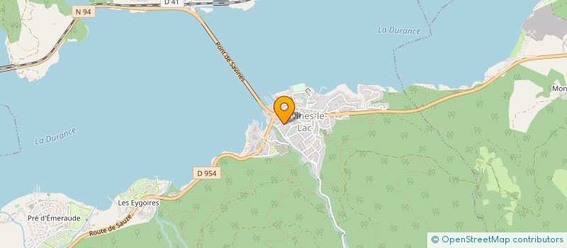 localisation de l'entreprise ELEC EVASION  SAVINES-LE-LAC