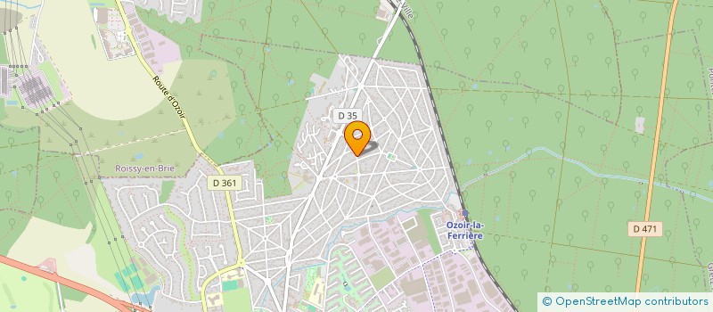 localisation de l'entreprise ELEC-EXPO  OZOIR-LA-FERRIERE