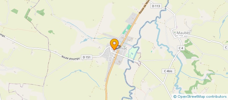 localisation de l'entreprise ELEC & FORMATION à PUYCASQUIER