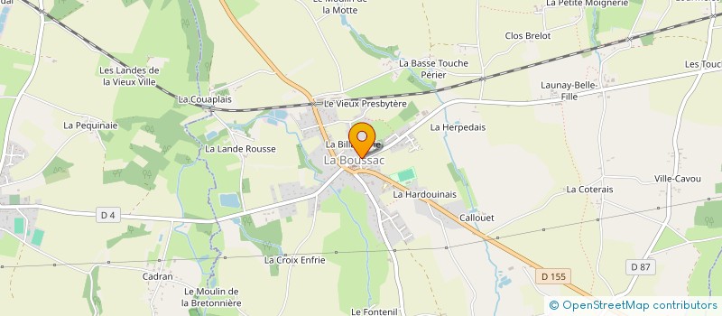 localisation de l'entreprise ELEC FOURNITURES  LA BOUSSAC