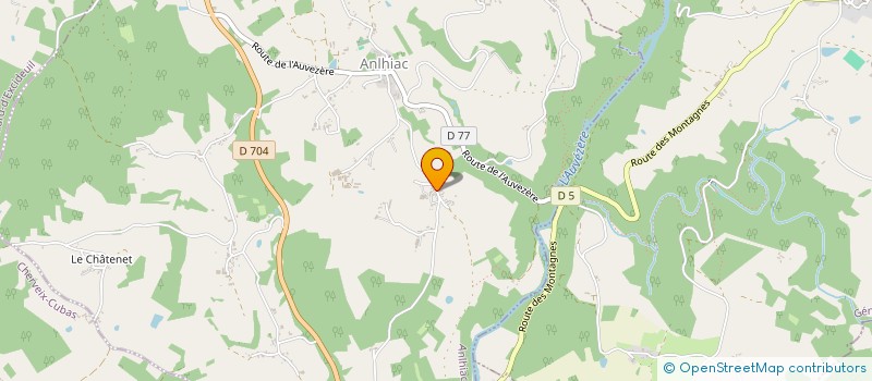 localisation de l'entreprise ELEC-FR  ANLHIAC