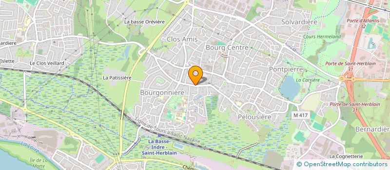 localisation de l'entreprise ELEC GRAND OUEST  SAINT-HERBLAIN