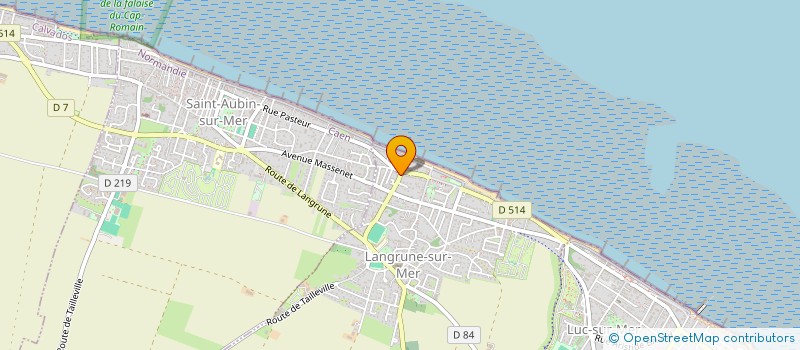 localisation de l'entreprise ELEC HABITAT  LANGRUNE-SUR-MER