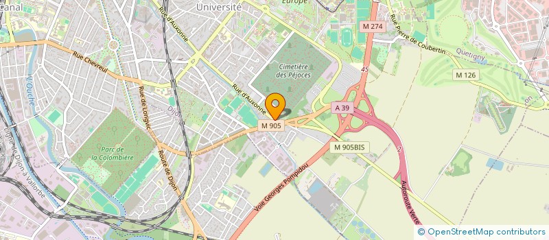 localisation de l'entreprise ELEC'IMMO à DIJON