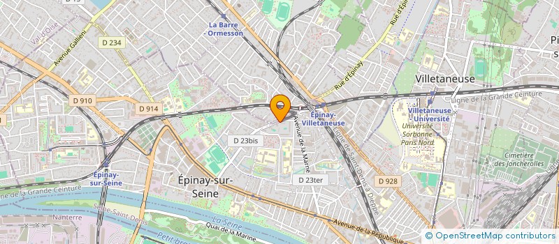 localisation de l'entreprise ELEC INFO à EPINAY-SUR-SEINE