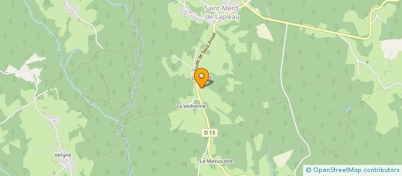 localisation de l'entreprise ELEC INNOVATION à ARGENTAT-SUR-DORDOGNE