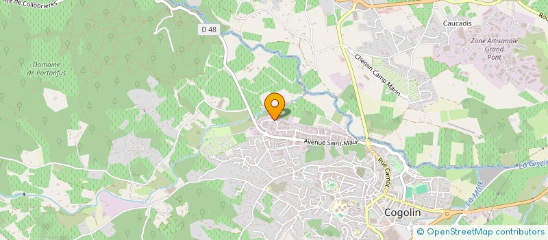 localisation de l'entreprise ELEC JOUVENCEL CIJ DOMOTIQUE à COGOLIN