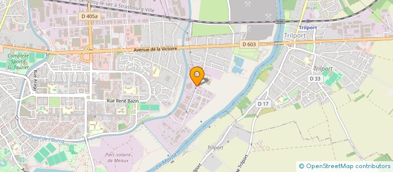 localisation de l'entreprise ELEC  LOC  MEAUX